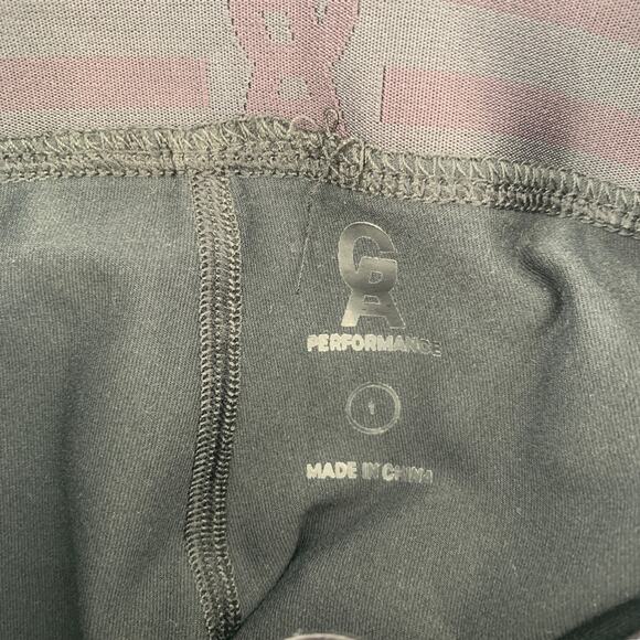 GOOD AMERICAN Leggings Size S Activewear Athletic Pants Workout Black Cropped - Picture 2 of 5